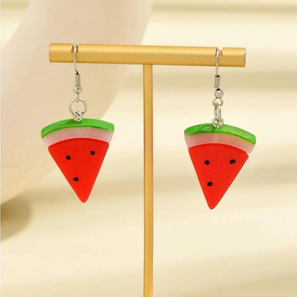Watermelon Drop Earrings